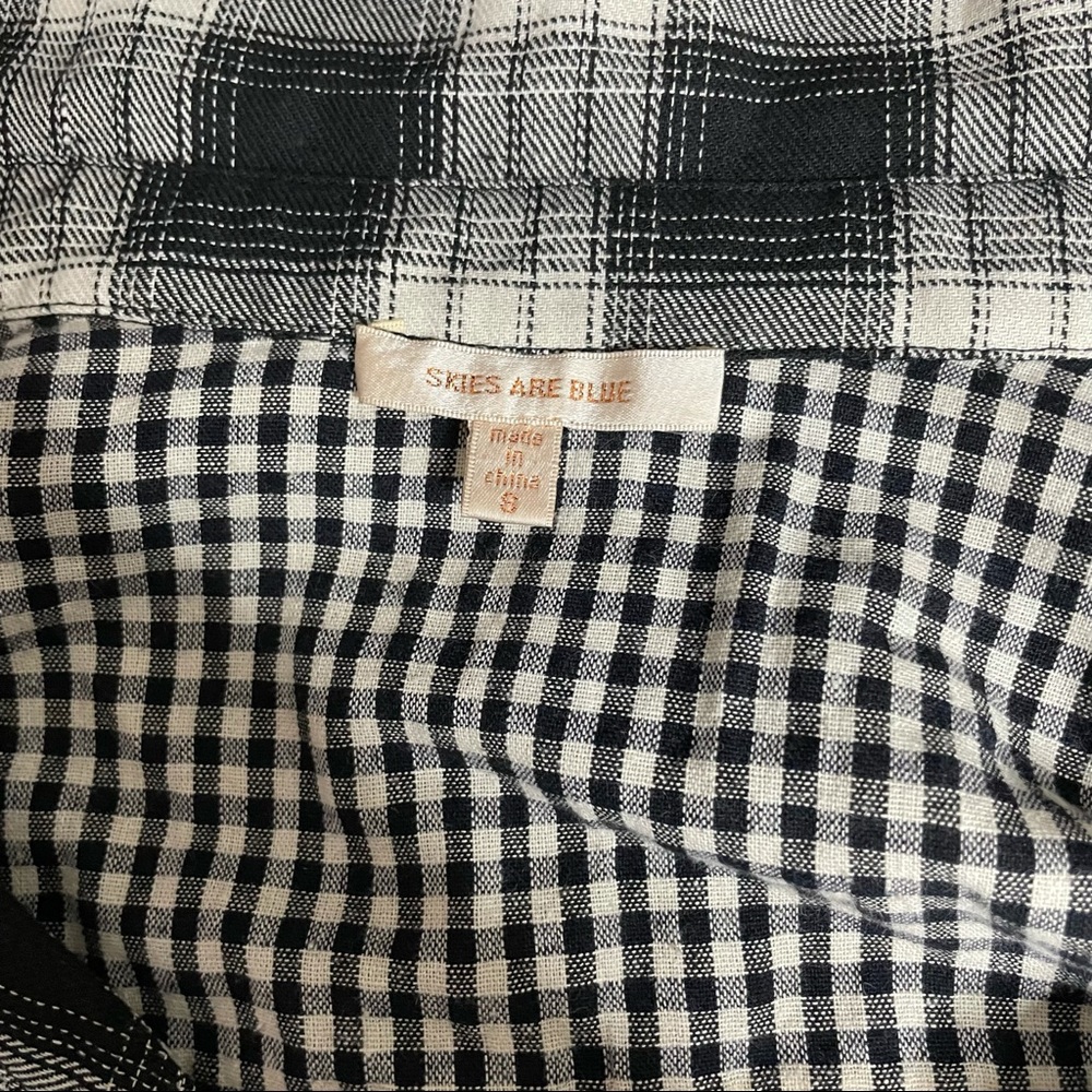 Skies are Blue Plaid Dress (S) - Picture 10 of 11